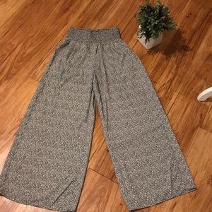 Sienna Sky pattern wide leg pants NWOT